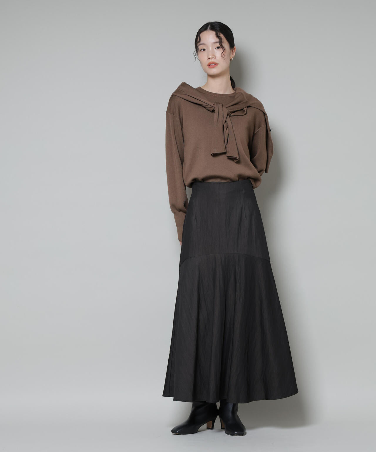 切り替え裾フレアスカート 6735230322