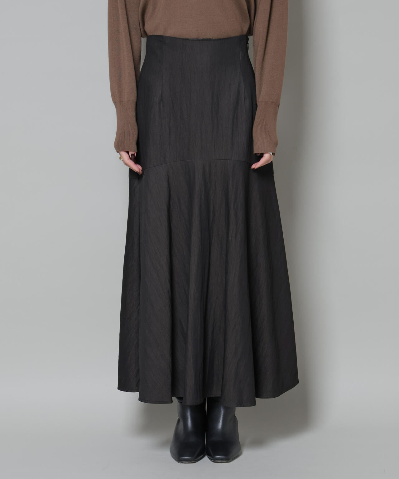 切り替え裾フレアスカート 6735230322