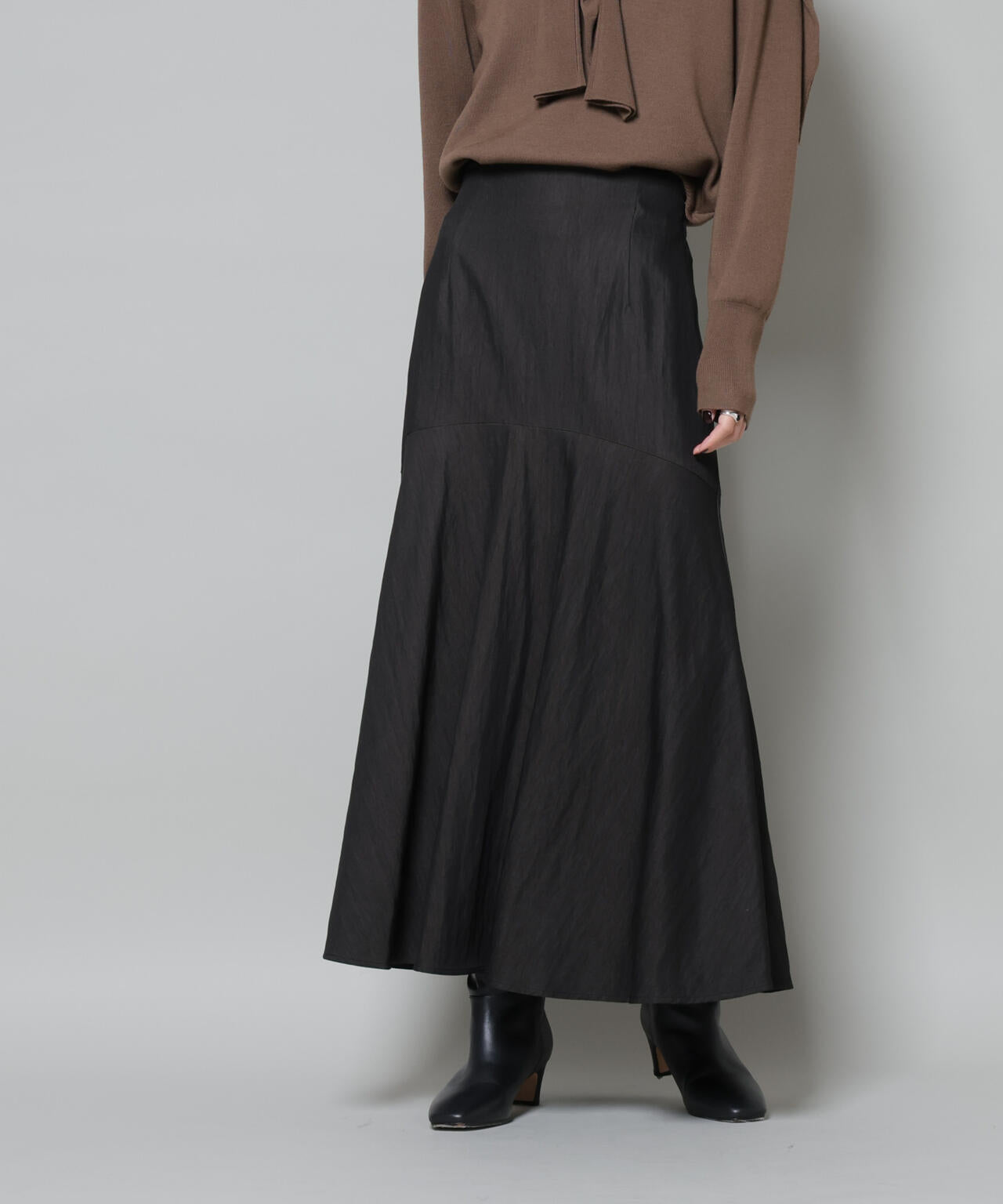 切り替え裾フレアスカート 6735230322