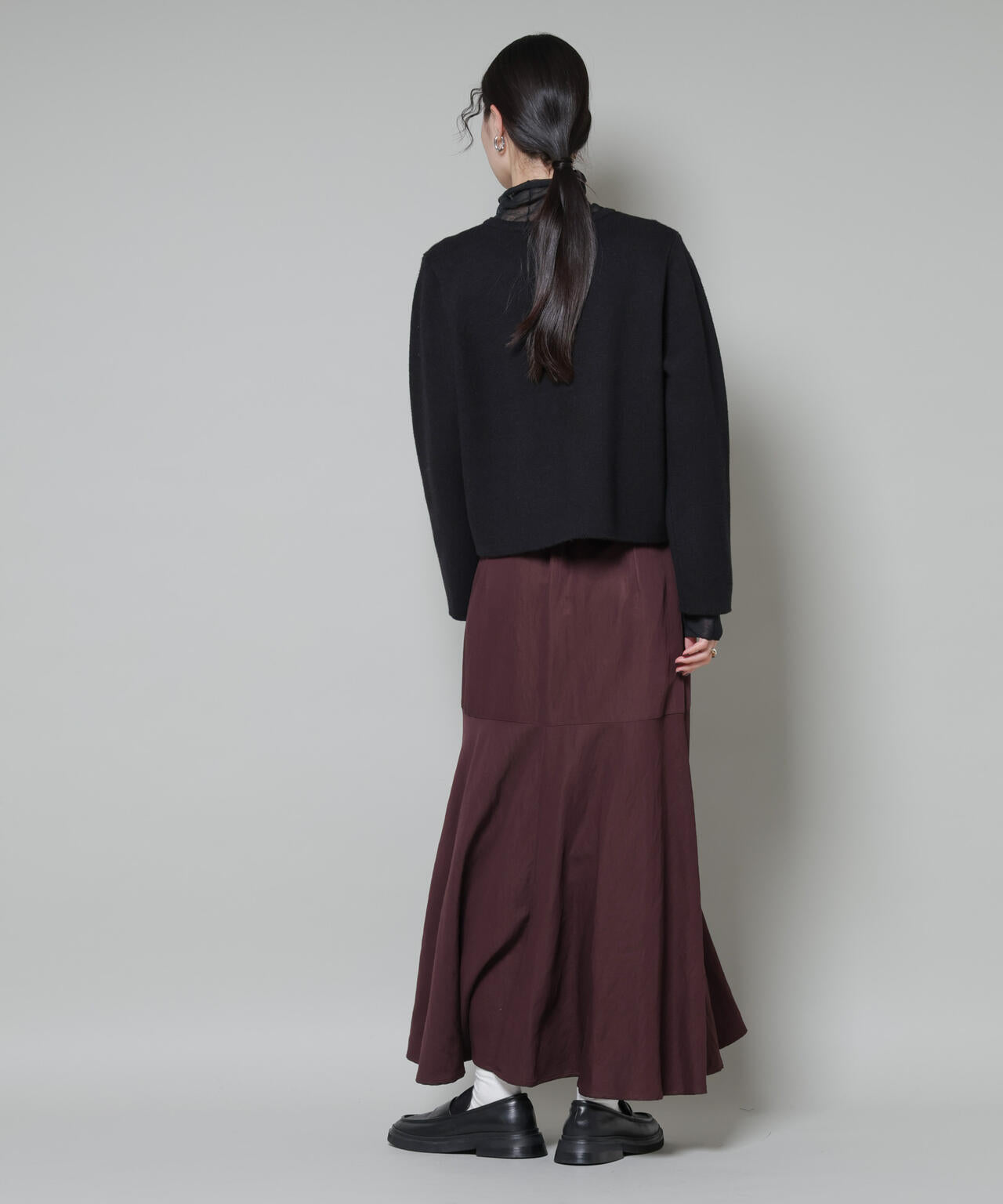 切り替え裾フレアスカート 6735230322