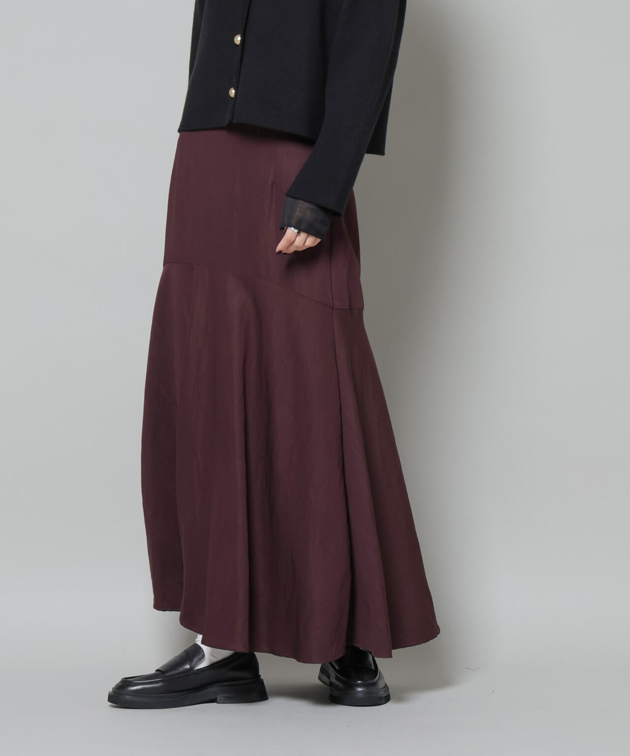 切り替え裾フレアスカート 6735230322