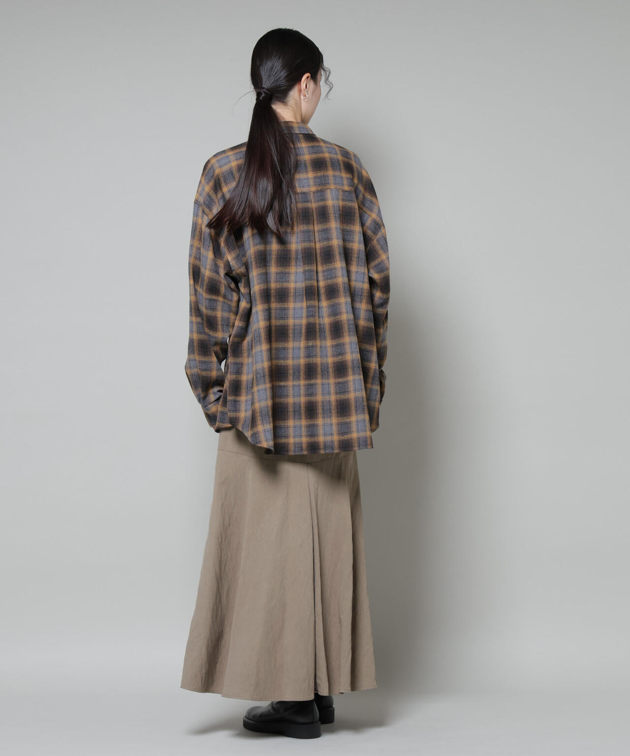 切り替え裾フレアスカート 6735230322