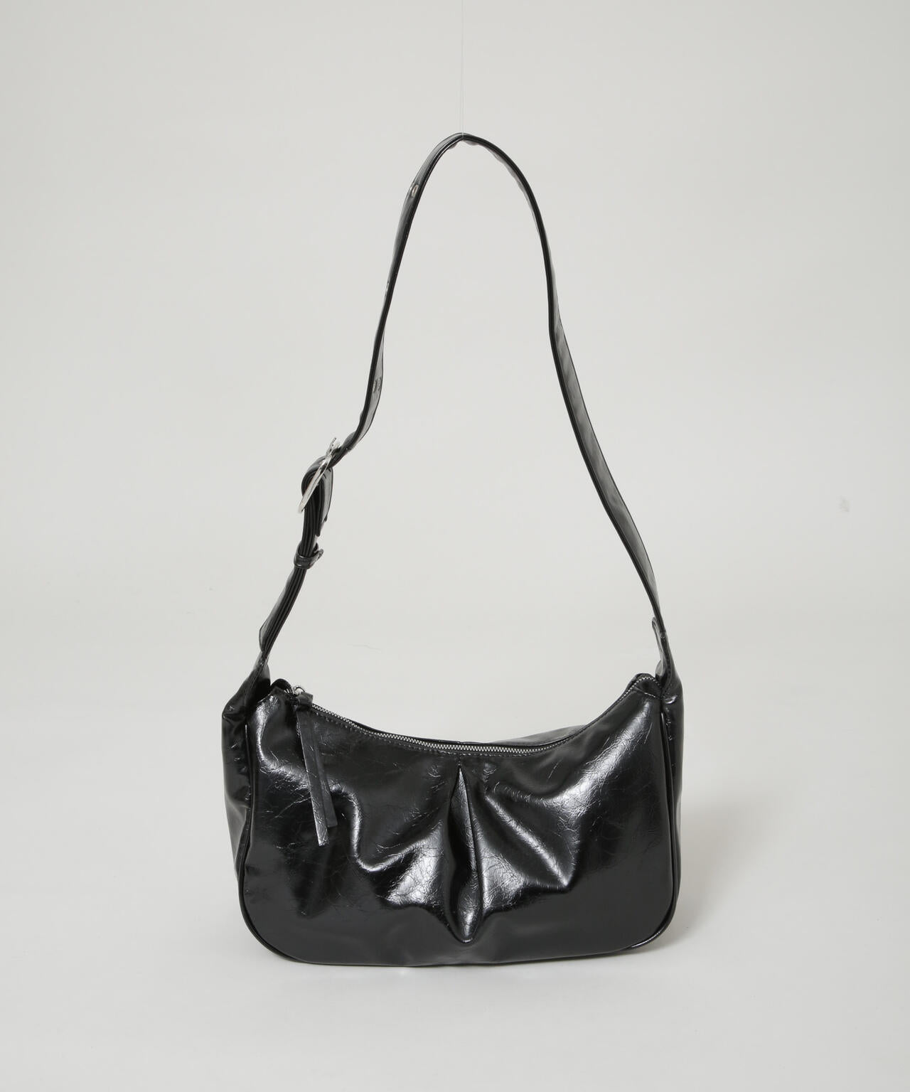 ベルトディテールラウンドショルダーバッグ 6735232301