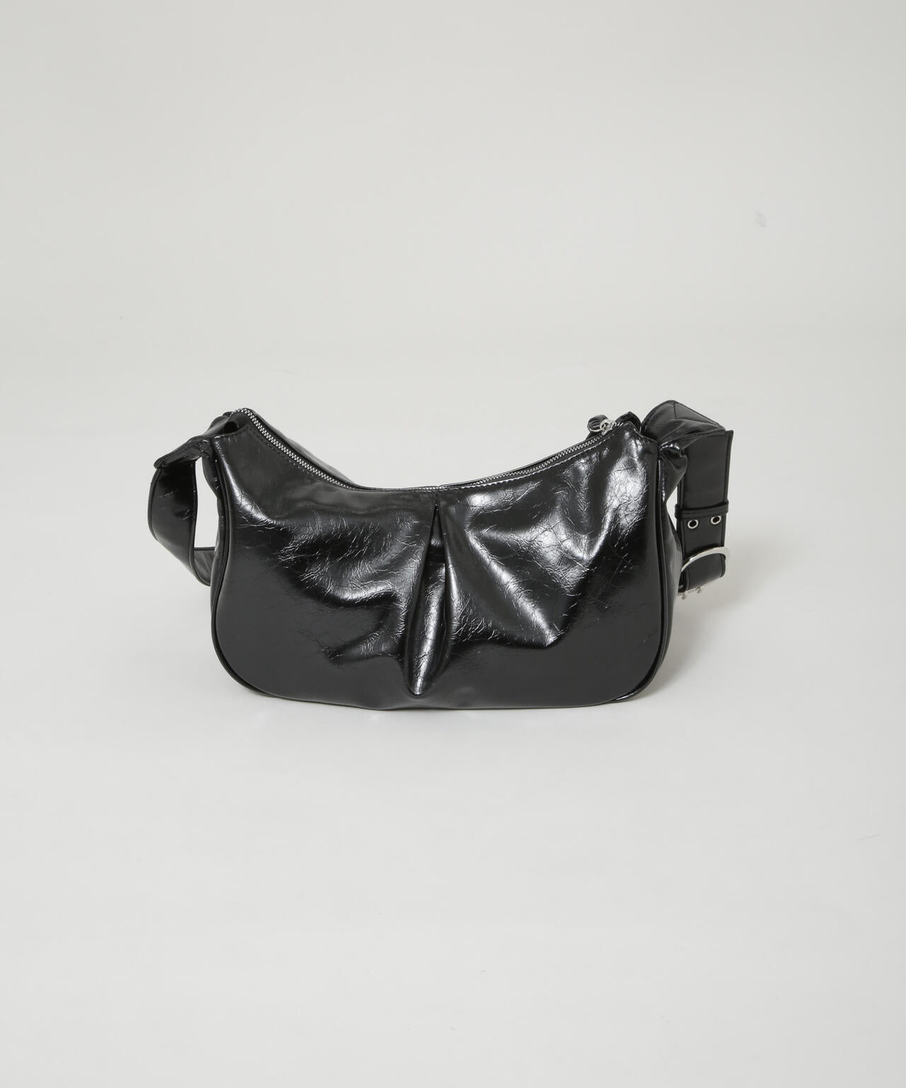 ベルトディテールラウンドショルダーバッグ 6735232301