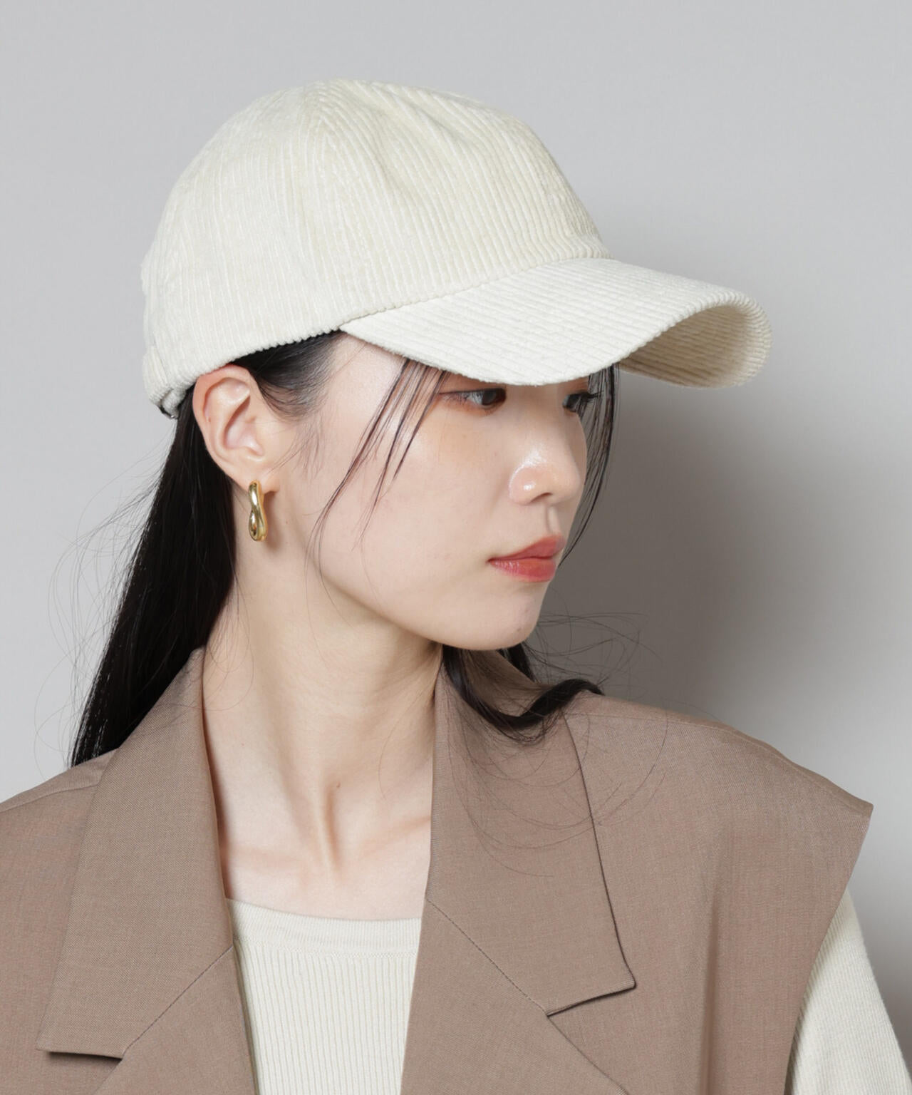 Healthknit/別注コーデュロイキャップ