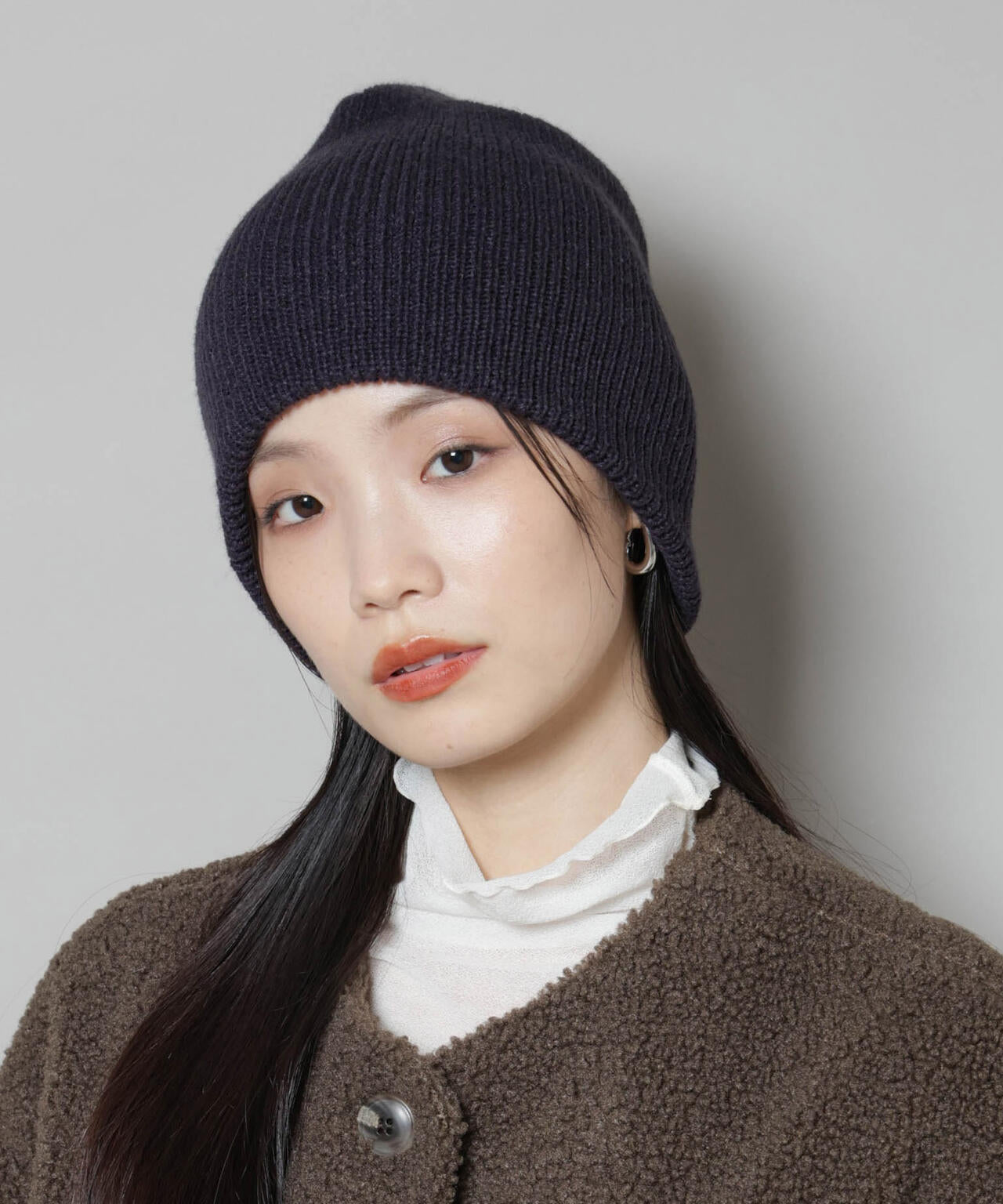 リブニット ビーニー