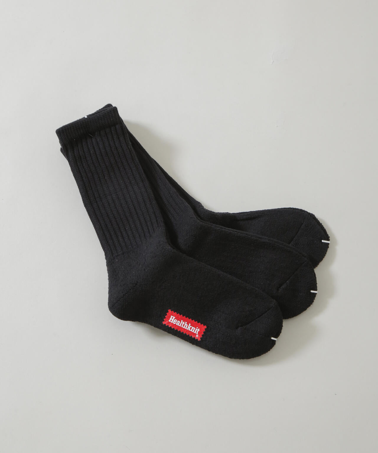 Healthknit/シンカーBLACK無地SOX 6735251302
