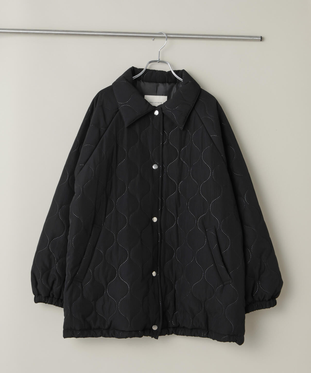 ひょうたんキルトラグランミドルコート