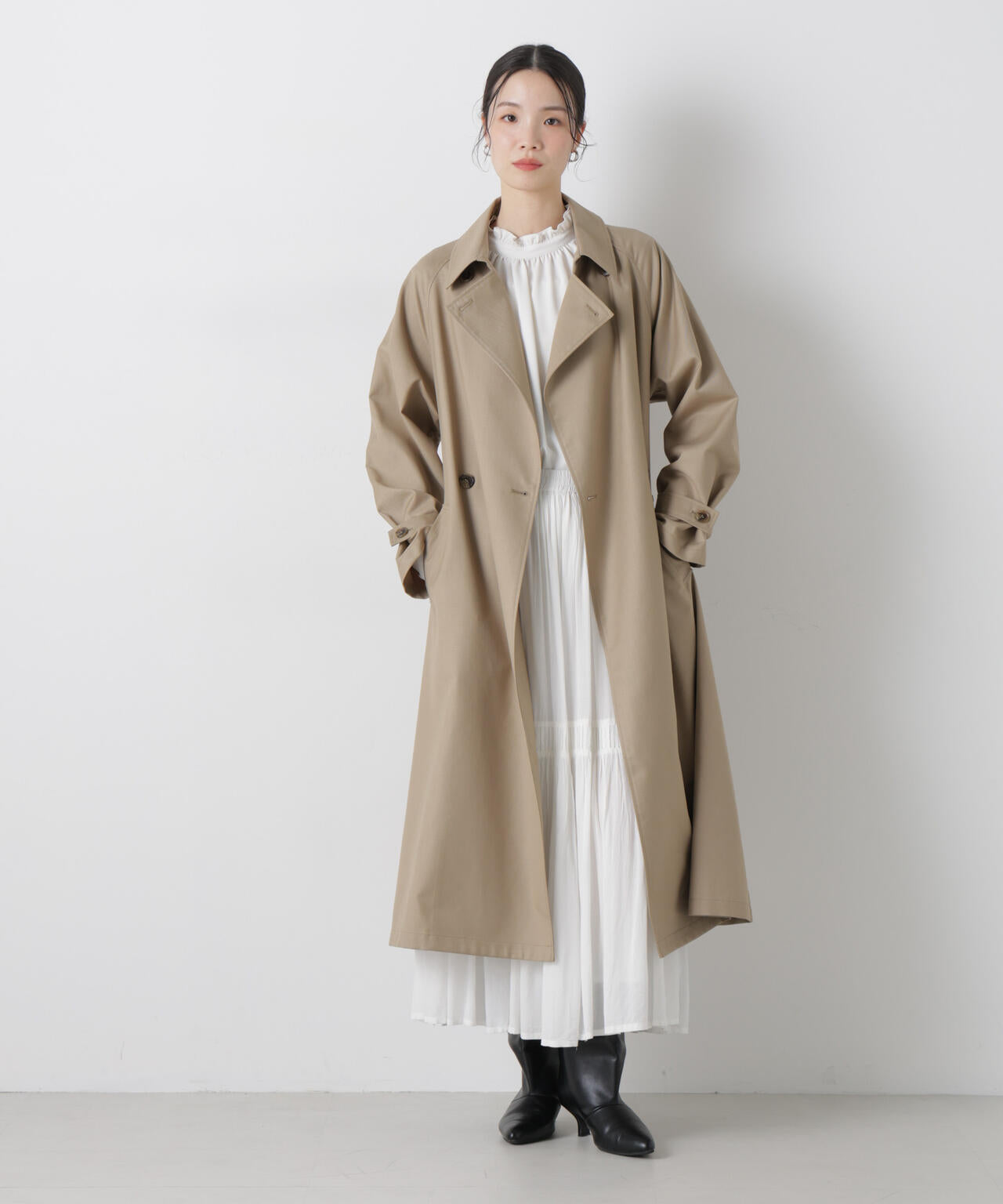 撥水 ＆ 花粉ガード トレンチコート