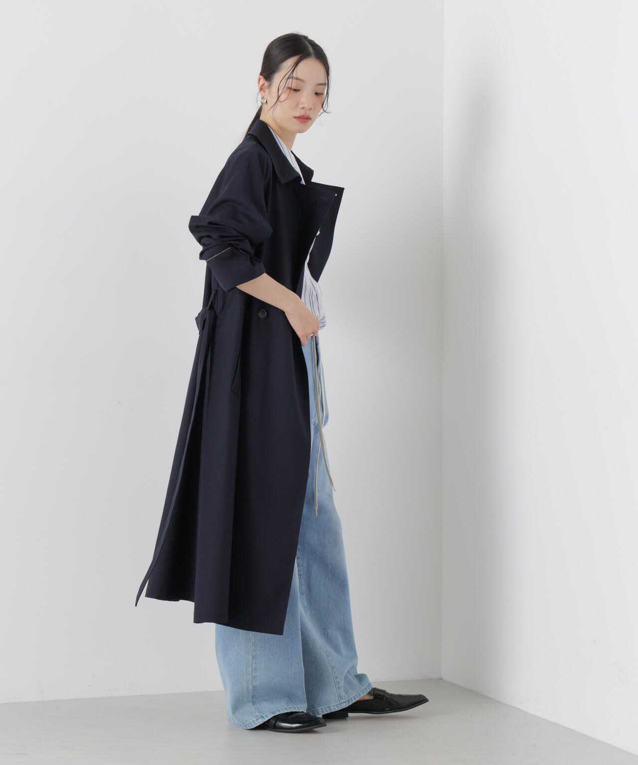 撥水 ＆ 花粉ガード トレンチコート