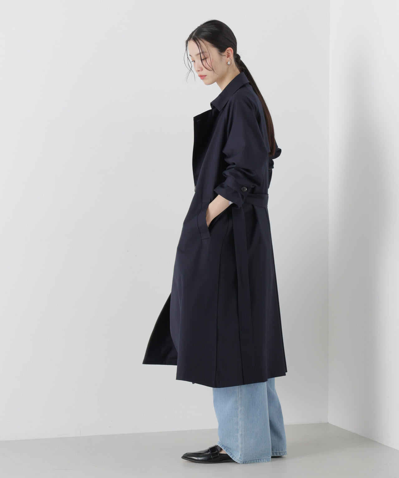 撥水 ＆ 花粉ガード トレンチコート