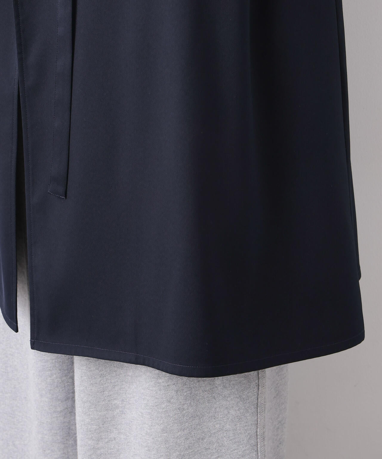 撥水&花粉ガード ドロストノーカラーコート 6736111304