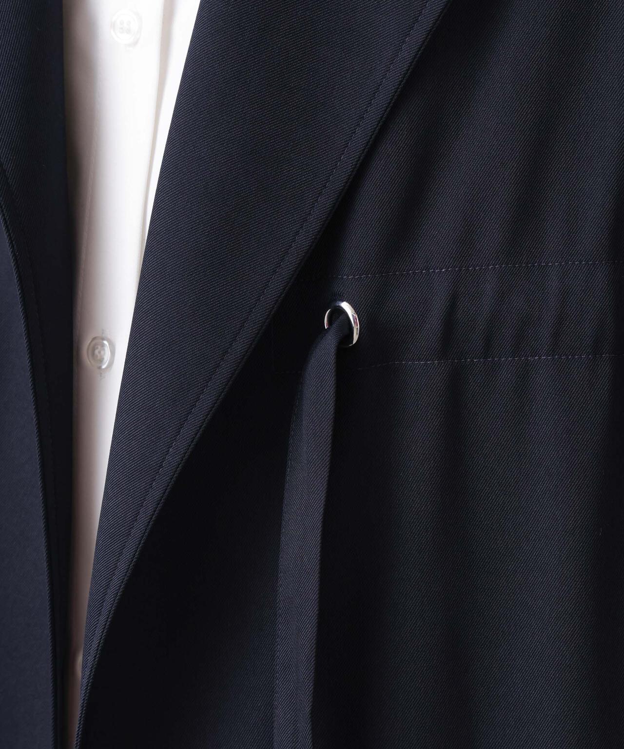 撥水&花粉ガード ドロストノーカラーコート 6736111304