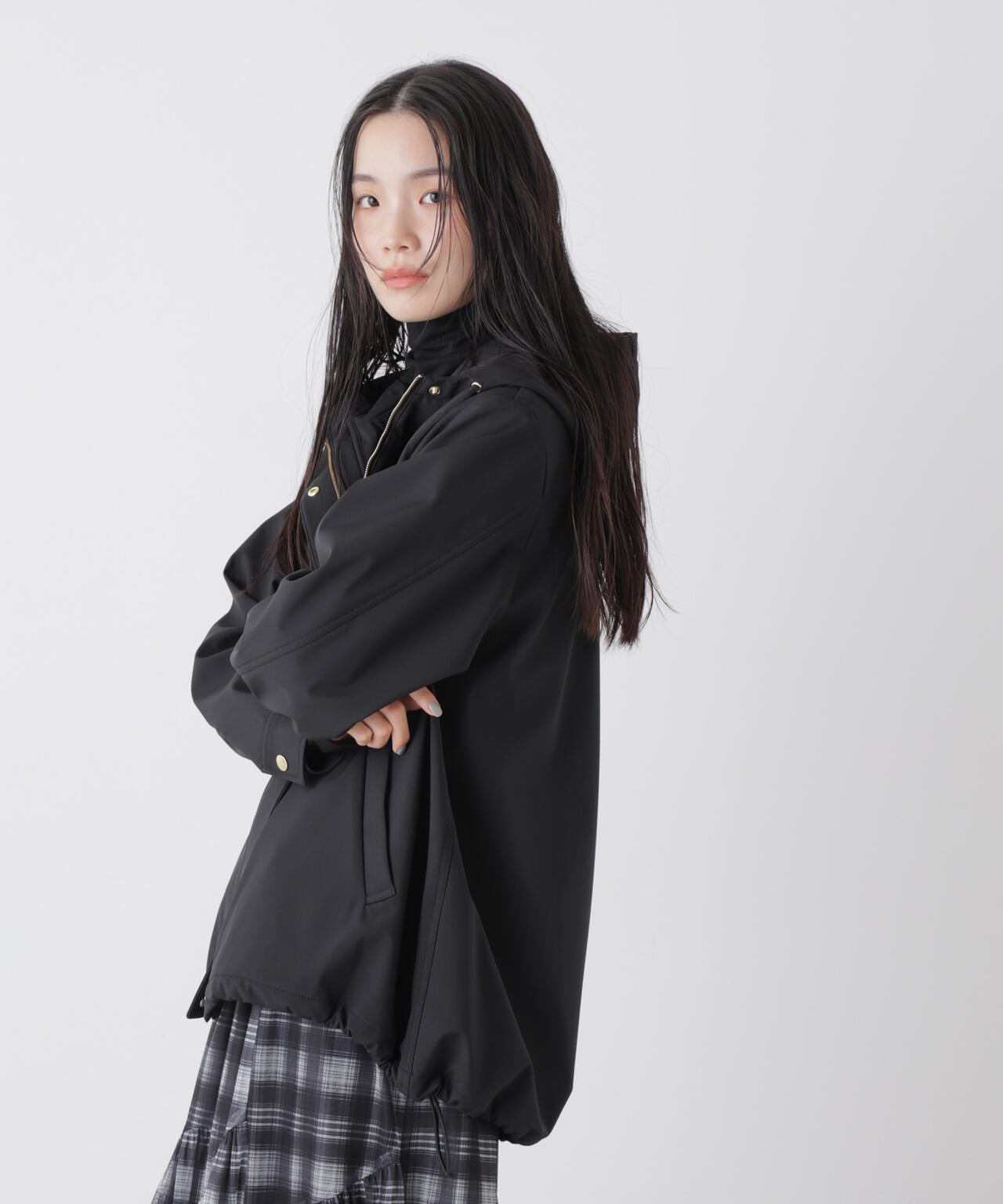 【値下げしました】NANO universe　撥水加工フードブルゾン NANO universe｜撥水加工フードブルゾン | Rakuten Fashion(楽天