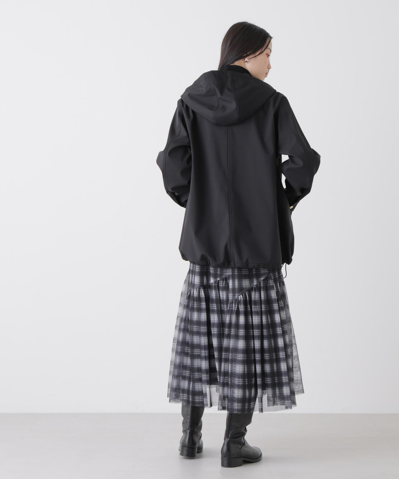 撥水＆花粉ガード フードブルゾン 6736112300