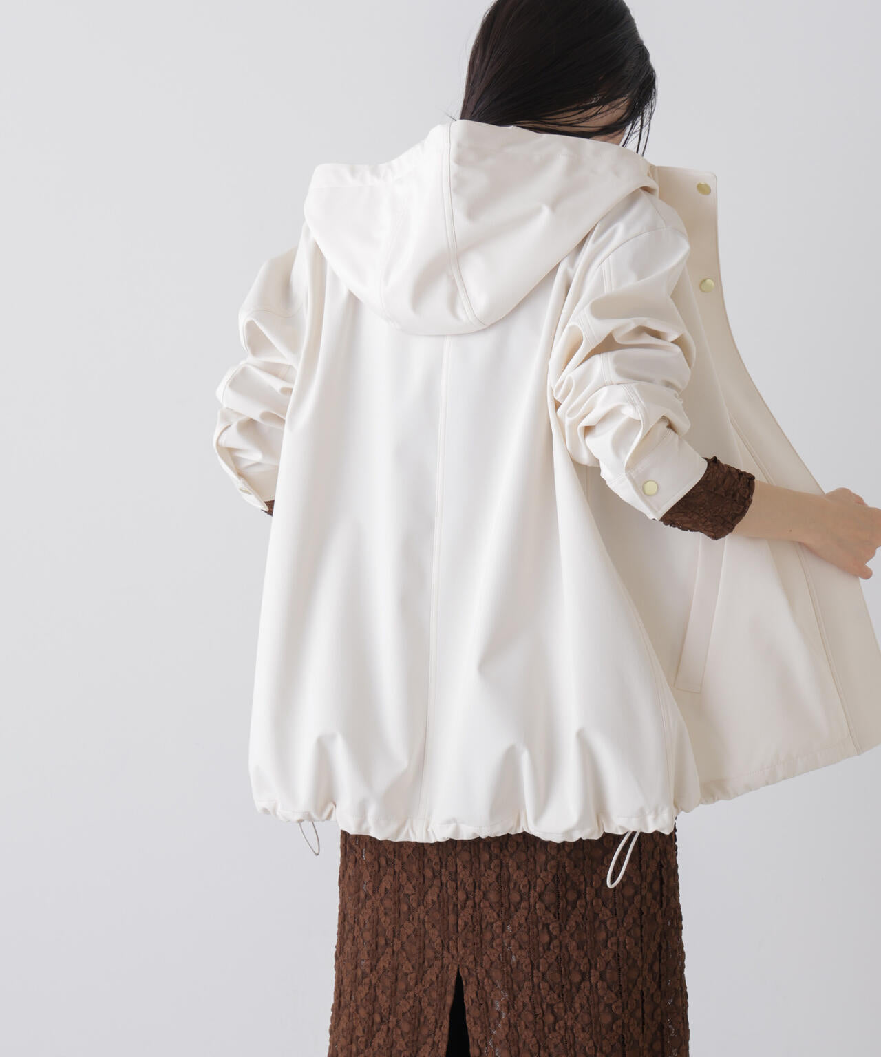 撥水＆花粉ガード フードブルゾン 6736112300