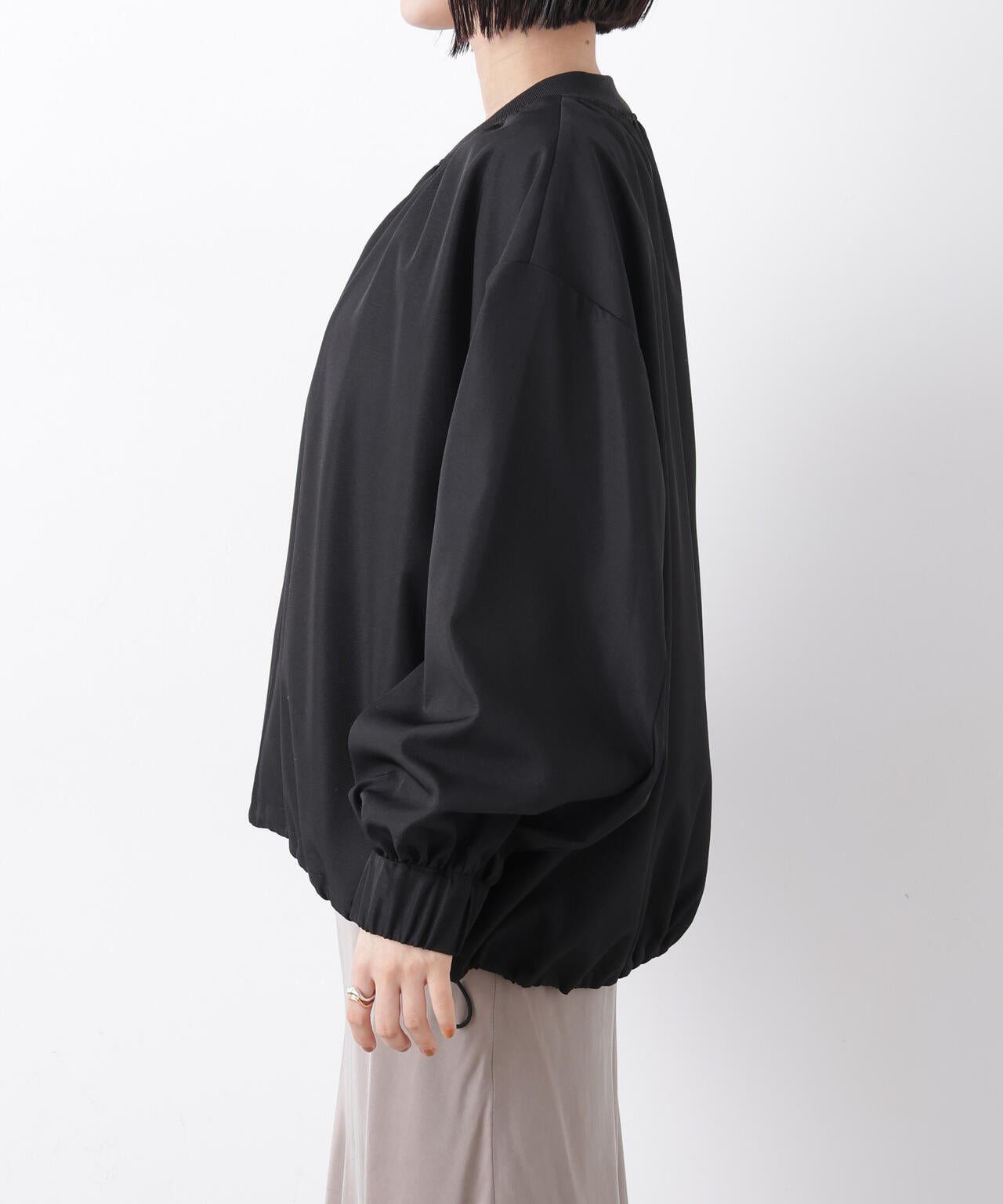 撥水加工 ドロストヘムリブブルゾン 6736112302