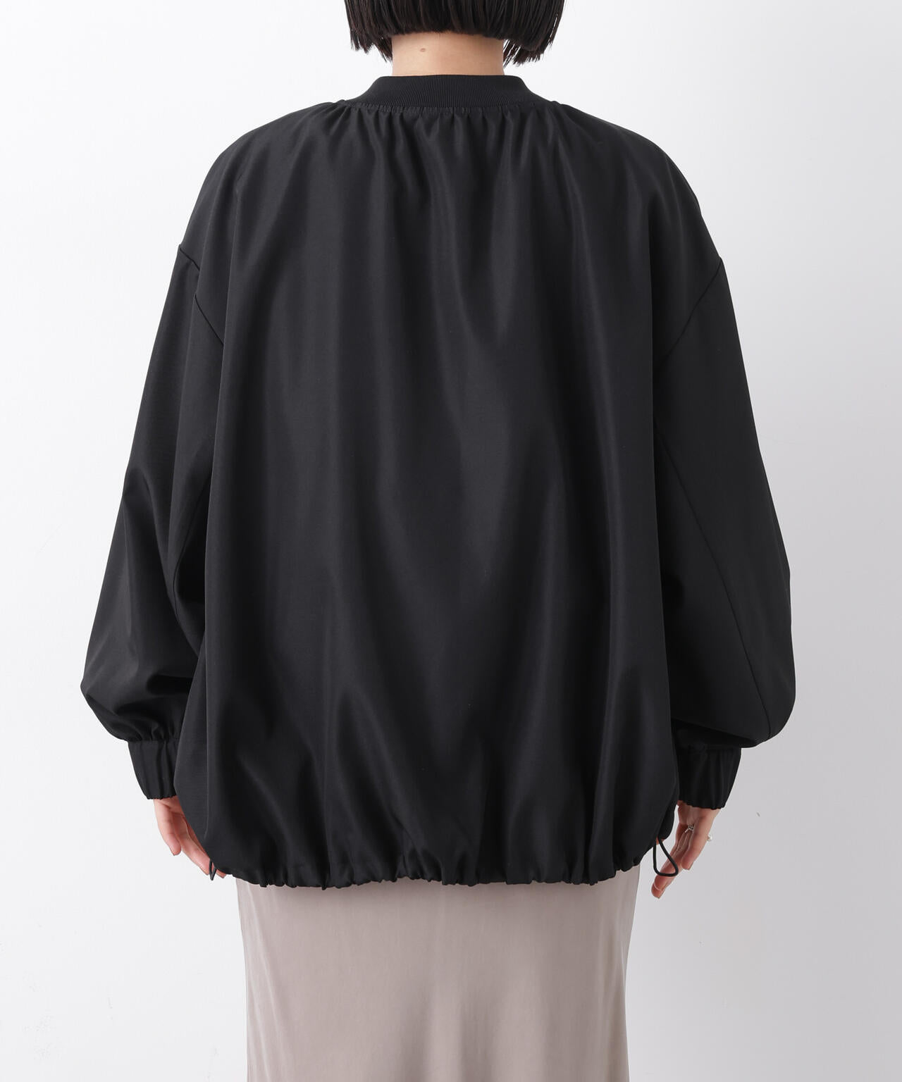 撥水加工 ドロストヘムリブブルゾン 6736112302