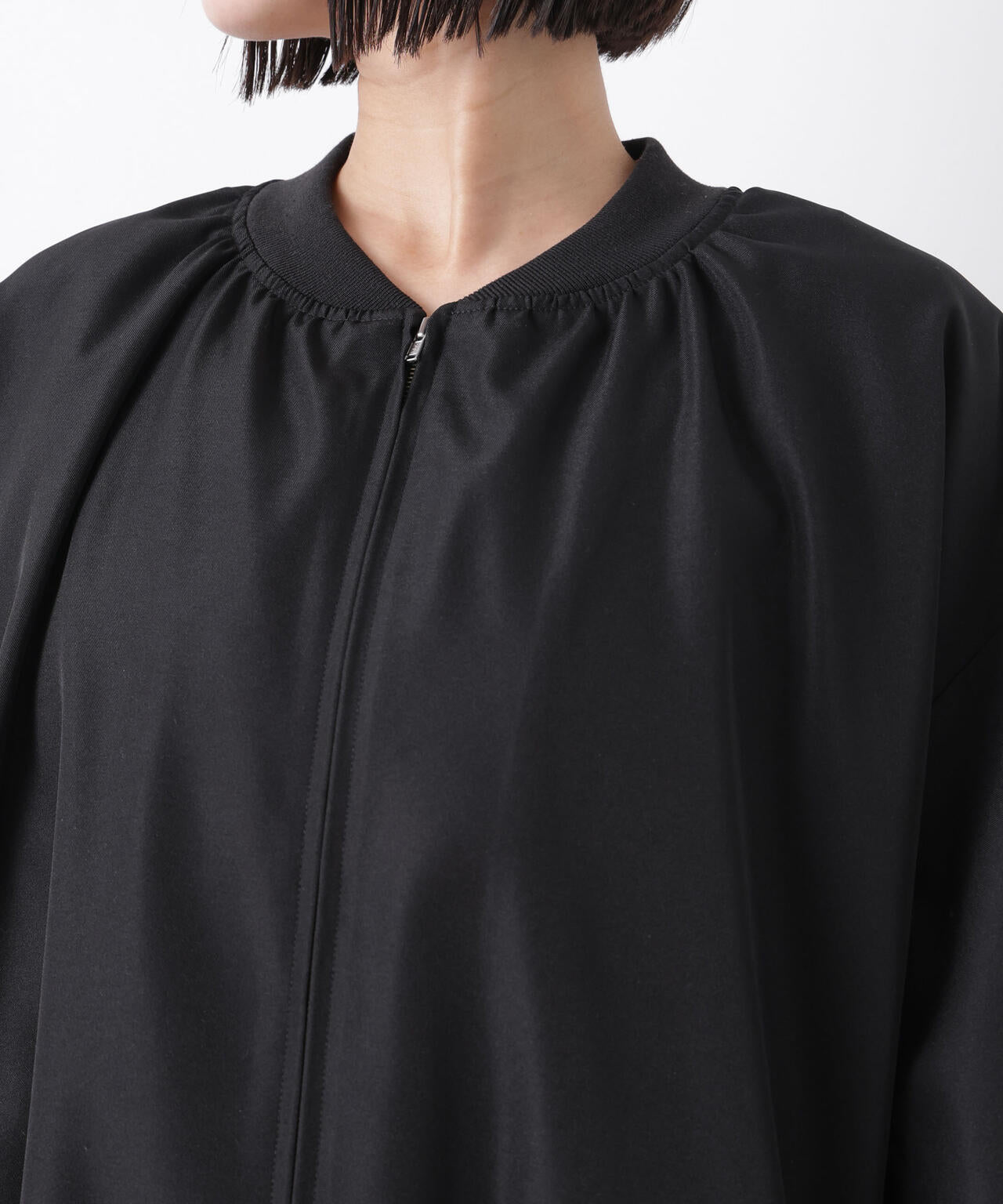 撥水加工 ドロストヘムリブブルゾン 6736112302