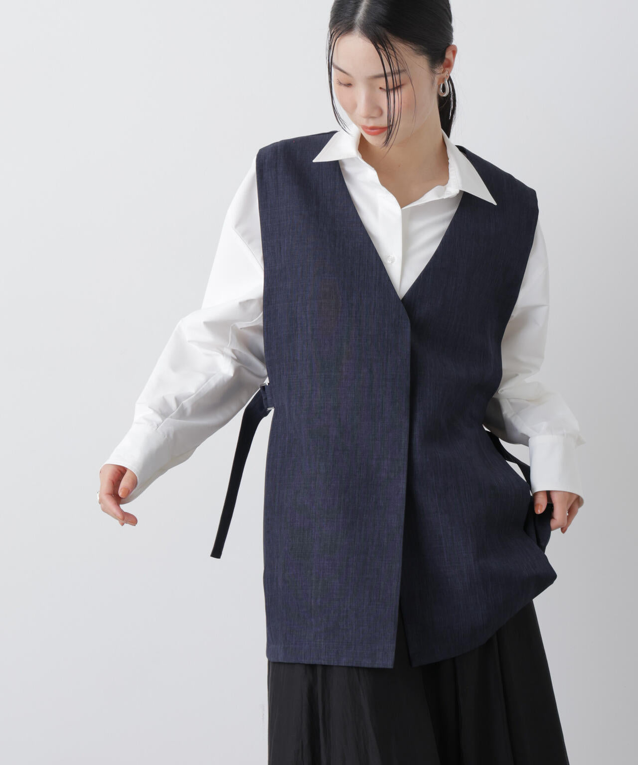 多機能 サイドベルト ミドル ジレ ( セットアップ 可)