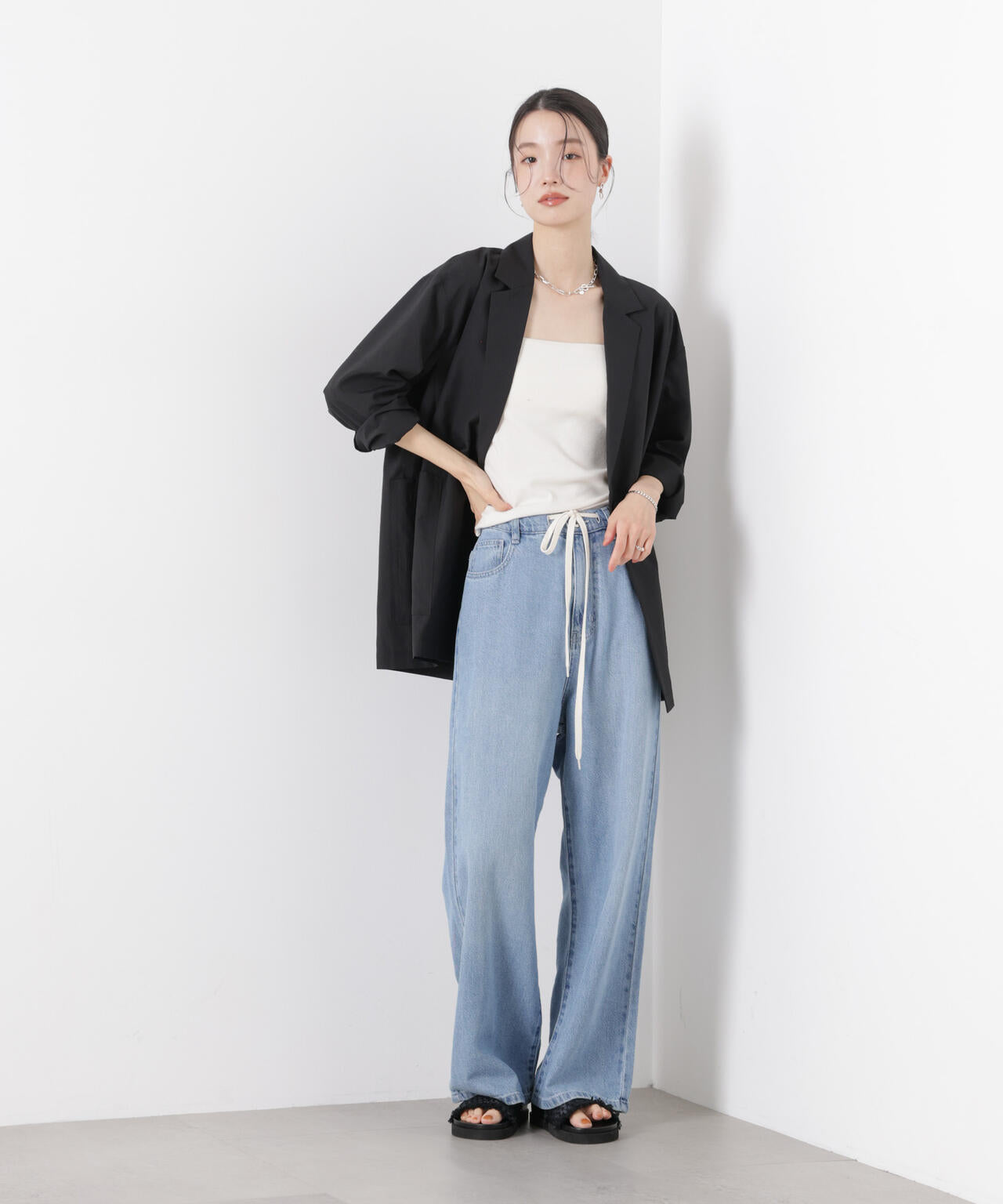 ソフトシアーシングルジャケット(セットアップ可) 6736116305