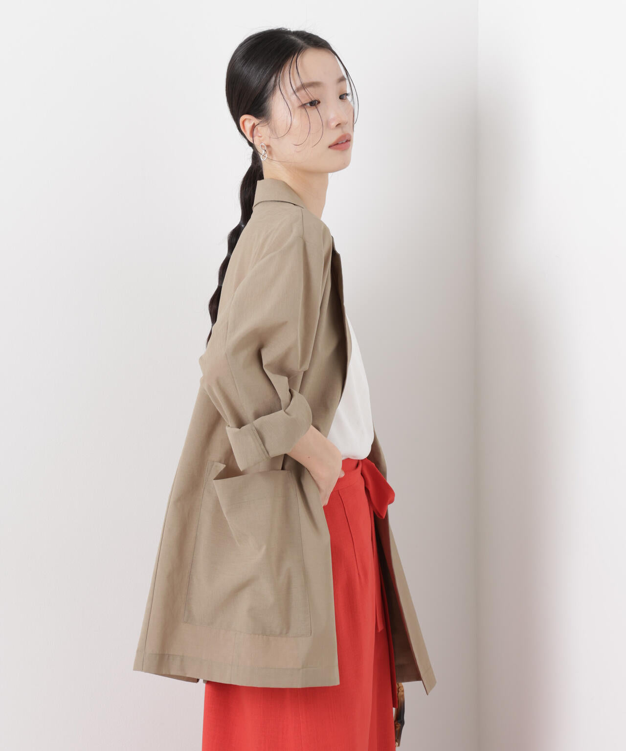 ソフトシアーシングルジャケット(セットアップ可) 6736116305