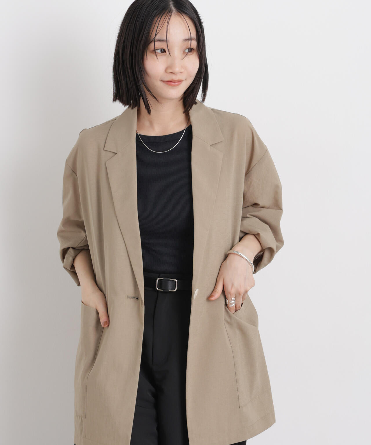 ナノユニバース別注 リングジャケット シングルセットアップ44 ベージュ 春秋冬 RING JACKET MEISTER ONLINE STORE | リングヂャケット