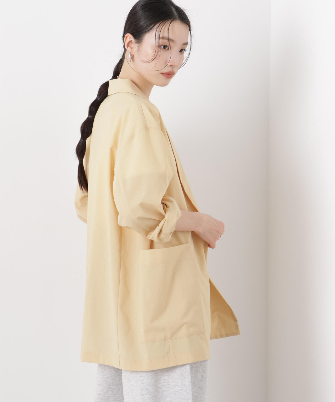 ソフトシアーシングルジャケット(セットアップ可) 6736116305