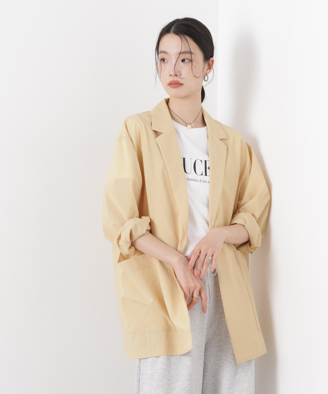 ソフトシアーシングルジャケット(セットアップ可)