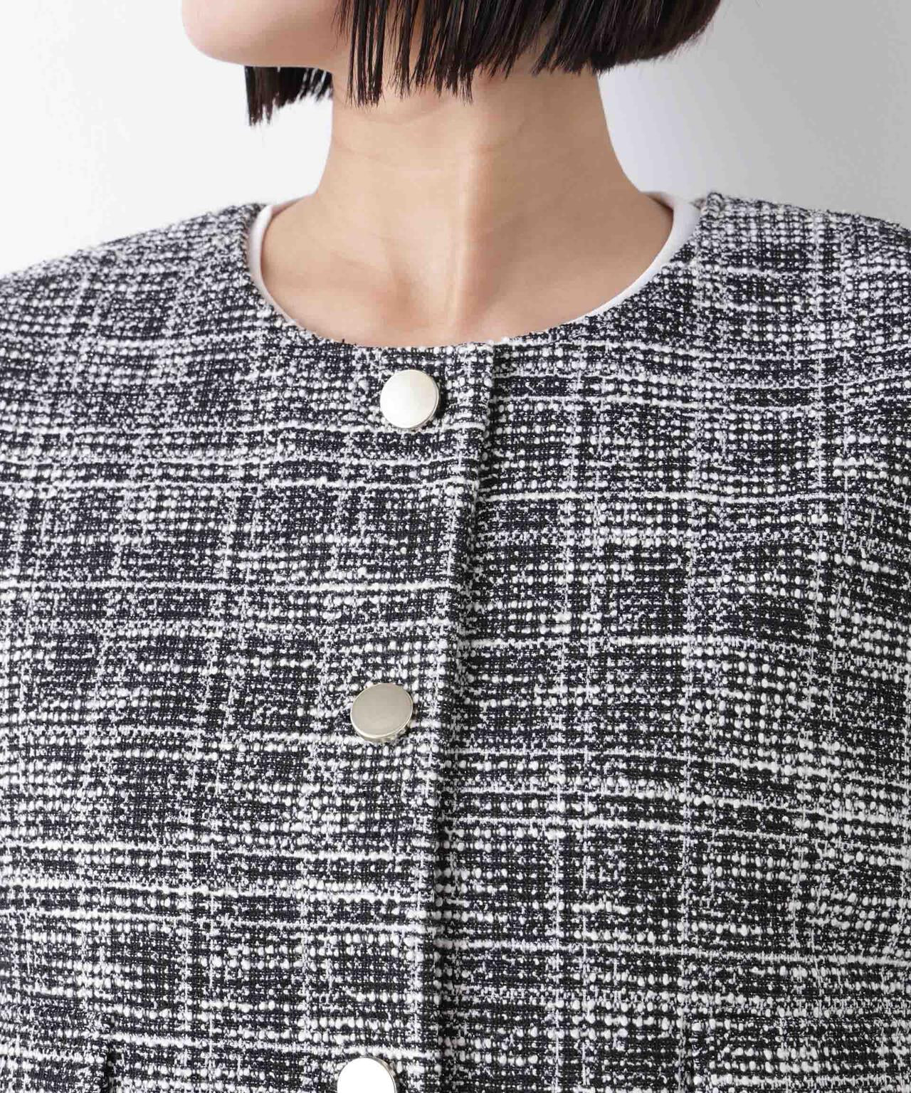 カットツイード金ボタンジレ(セットアップ可) 6736116306