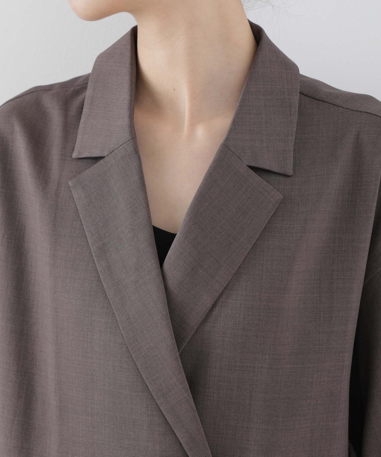 ショート丈ワイドジャケット(セットアップ可) 6736116307