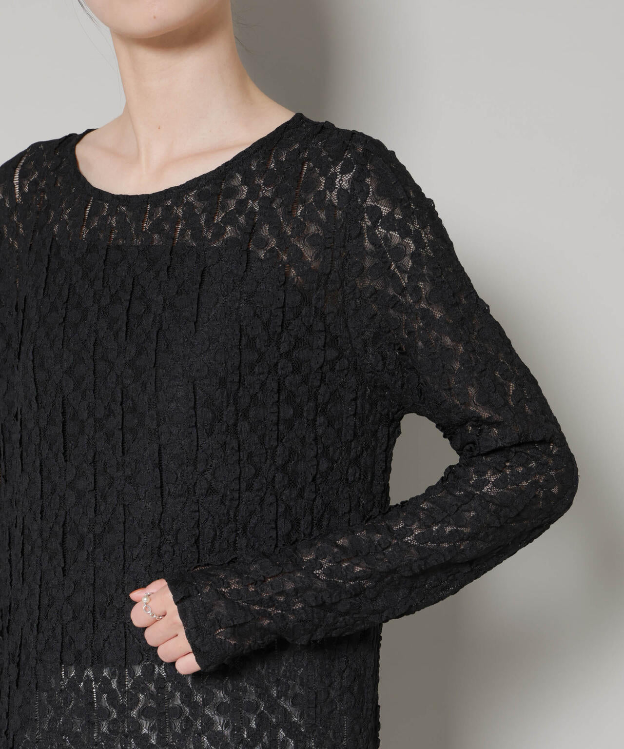 カットレースマキシワンピース 6736119300