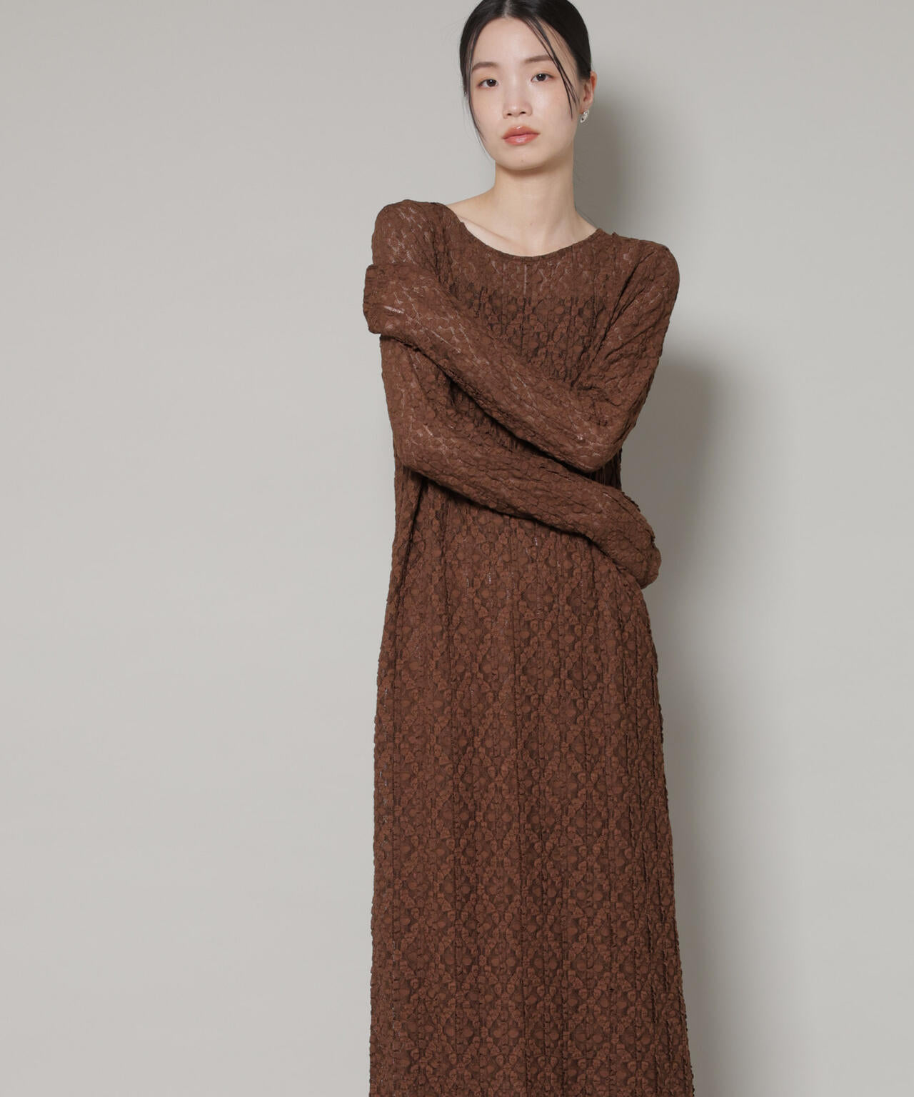 カットレースマキシワンピース 6736119300