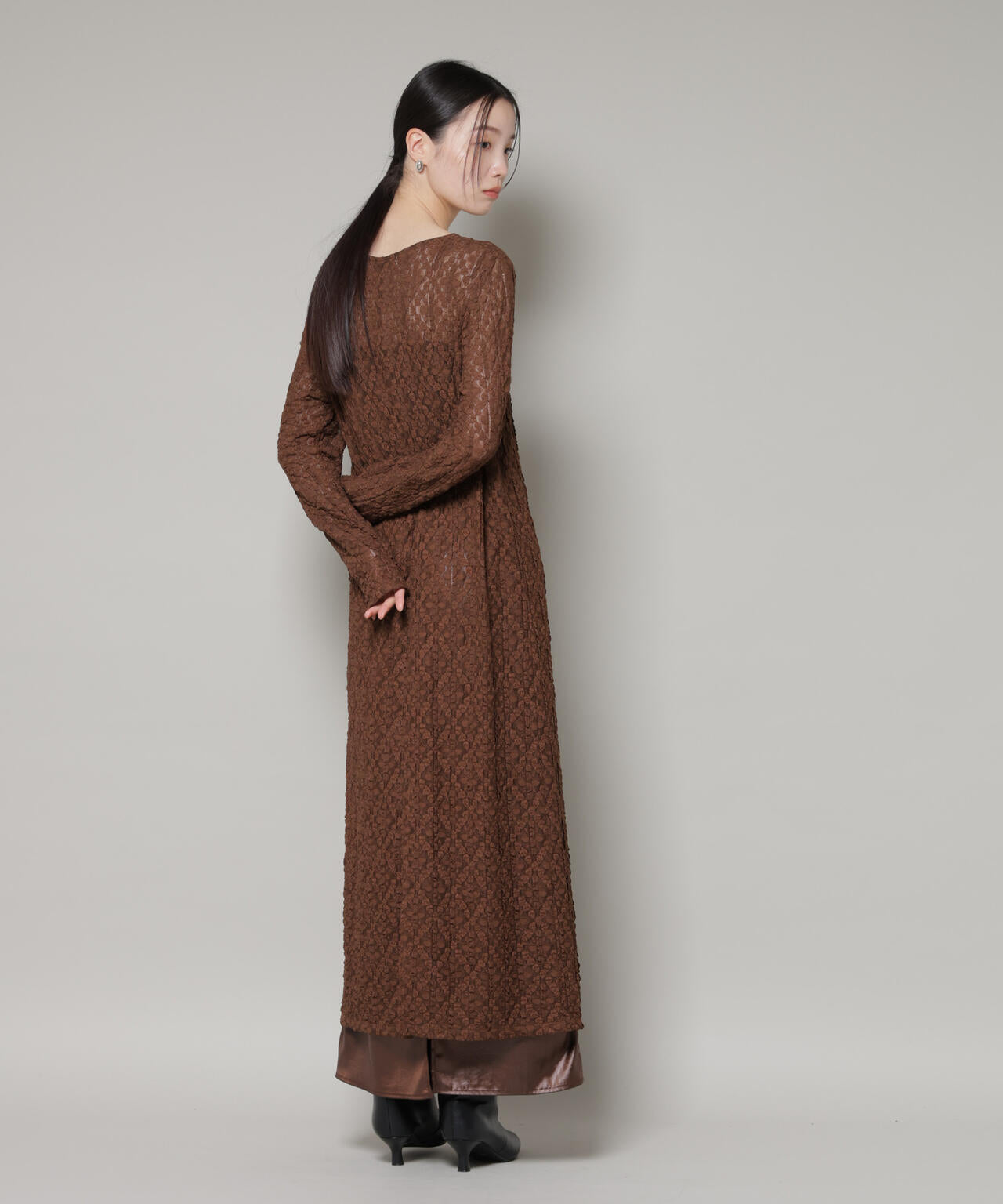 カットレースマキシワンピース 6736119300