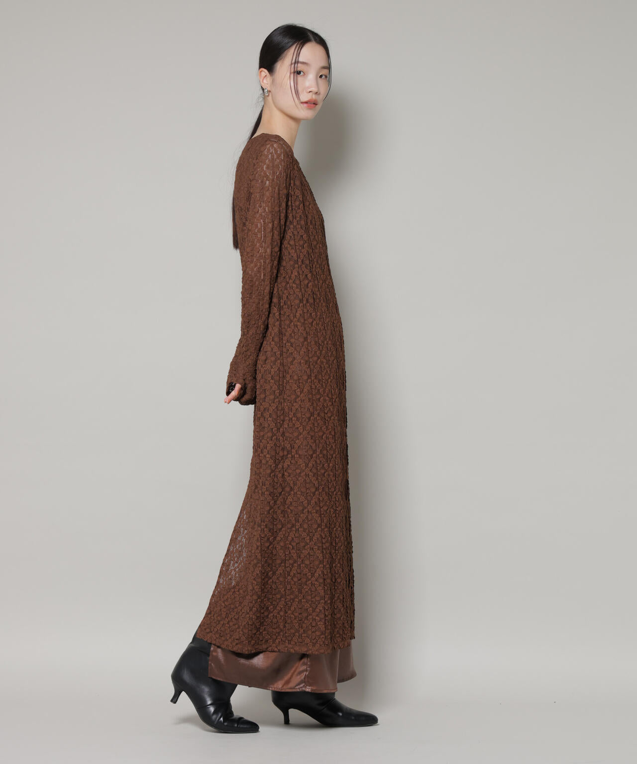 カットレースマキシワンピース 6736119300