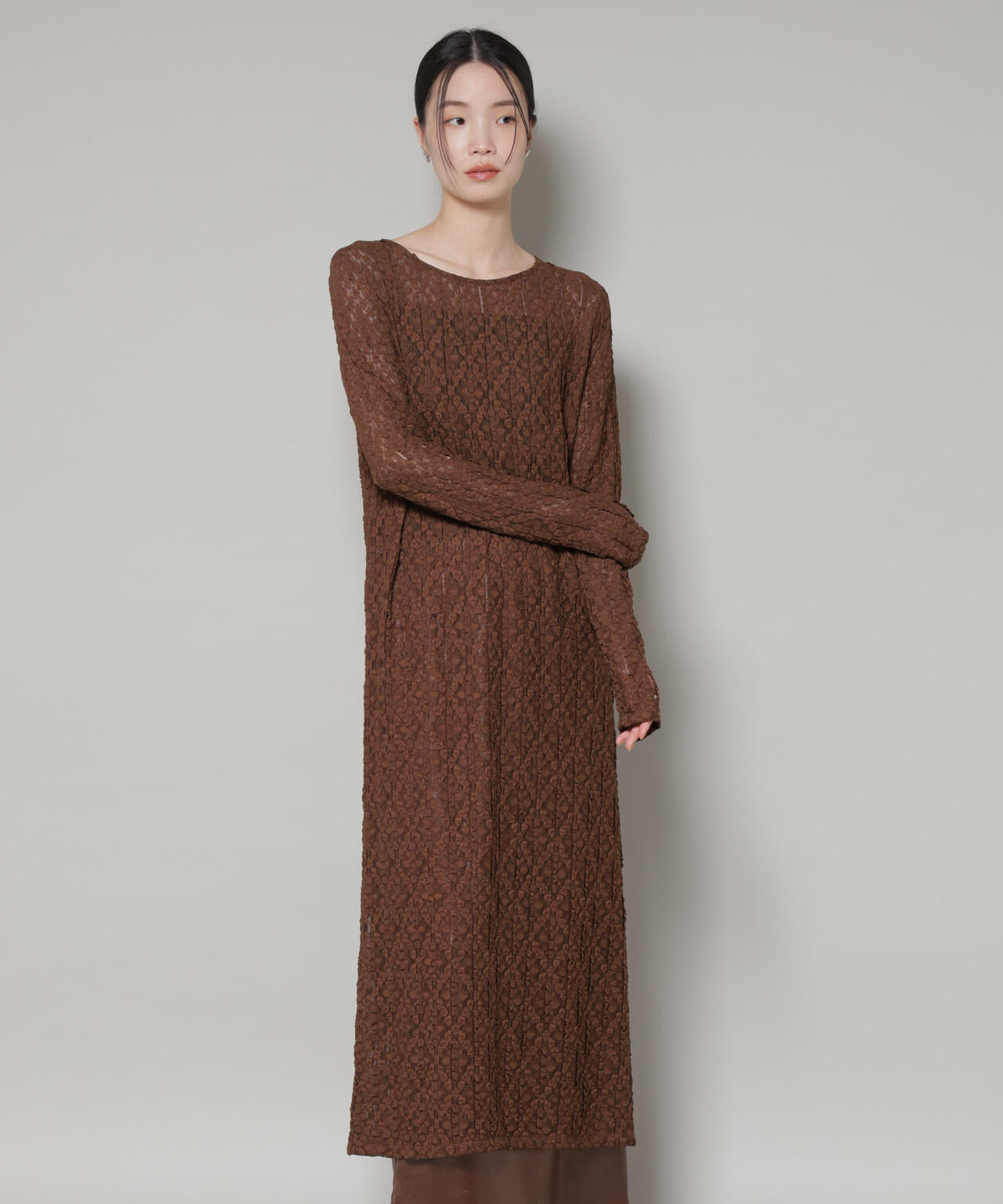 カットレースマキシワンピース 6736119300