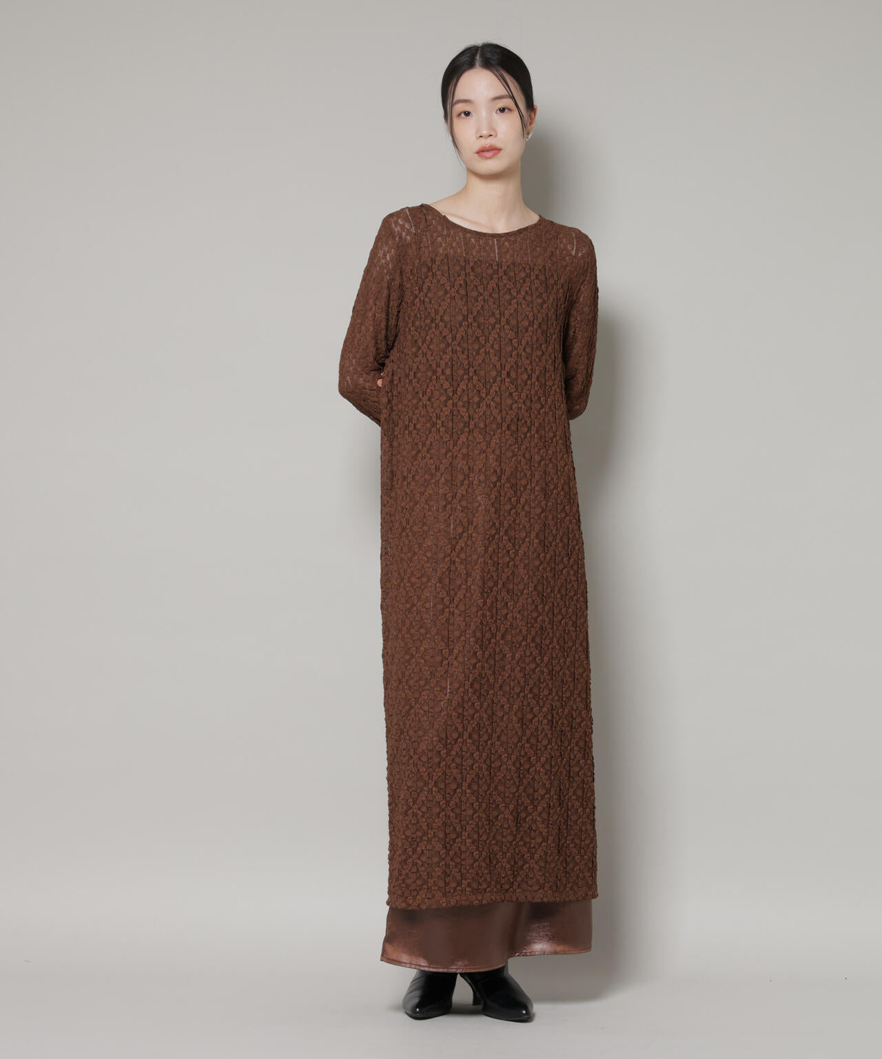 カットレースマキシワンピース 6736119300