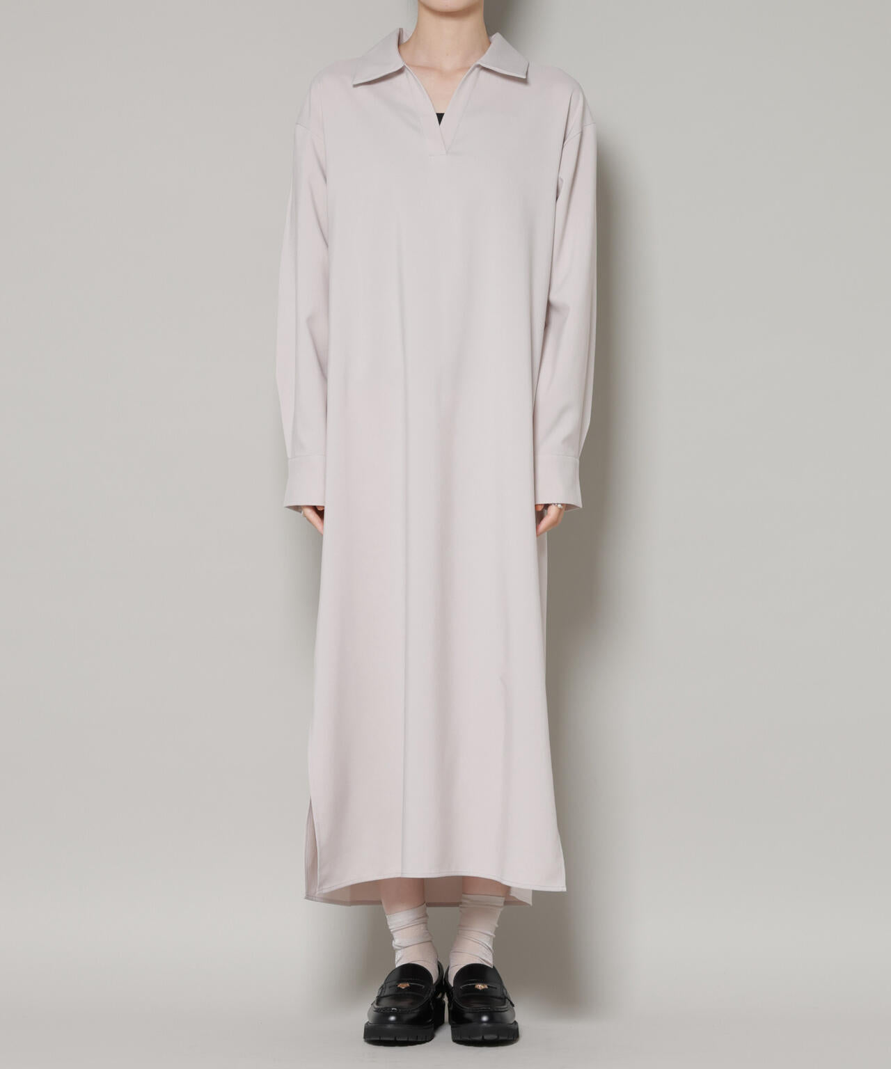 キャミビスチェ×スキッパーワンピース アンサンブルセット 6736119302