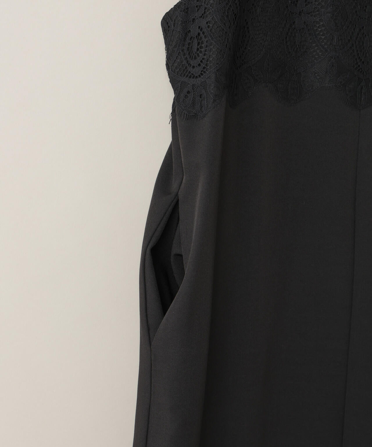 レース切り替えノースリーブワンピース 6736119304