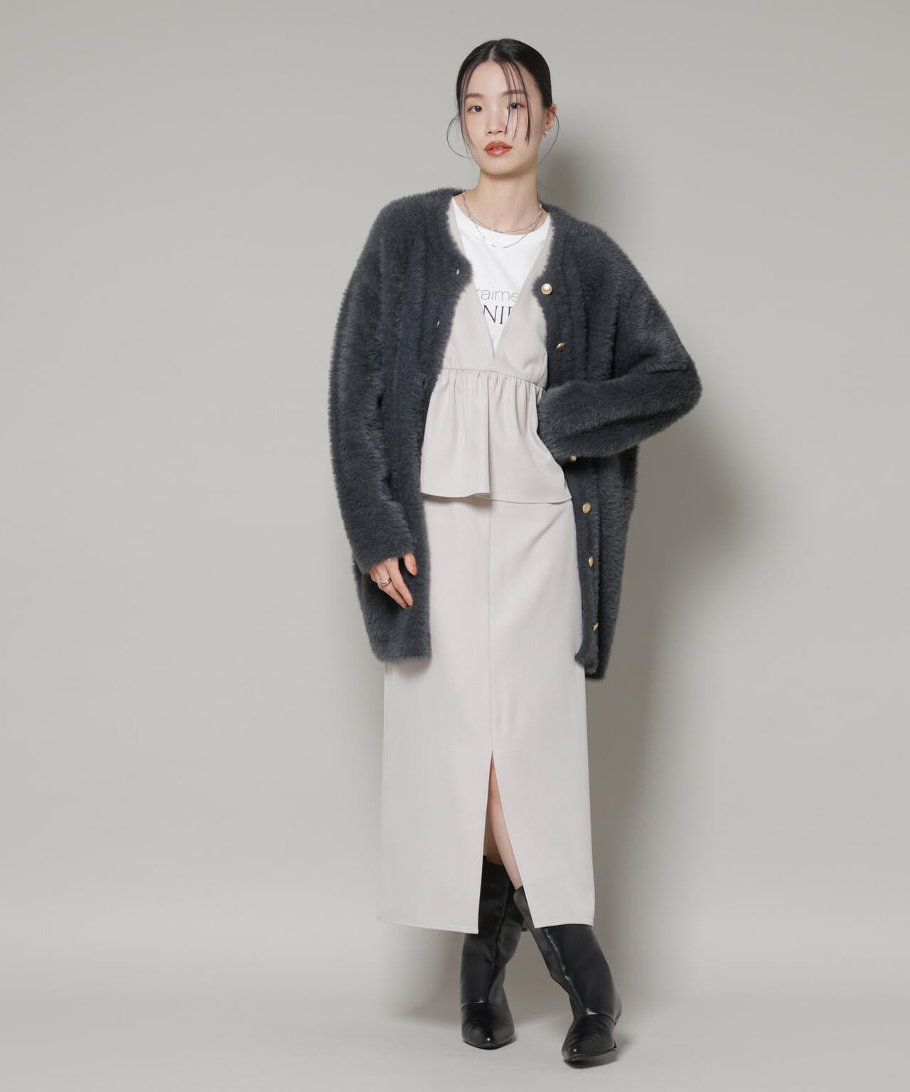 前後2wayフレア切り替えワンピース 6736119306