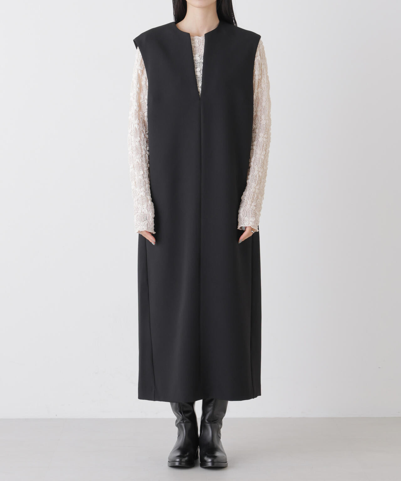 キーネックワンピース 6736119308