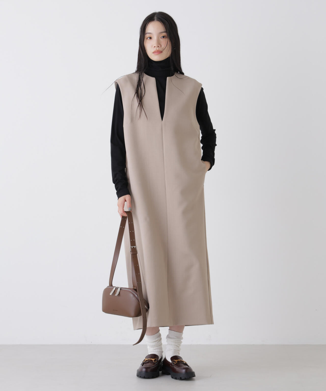 キーネックワンピース 6736119308