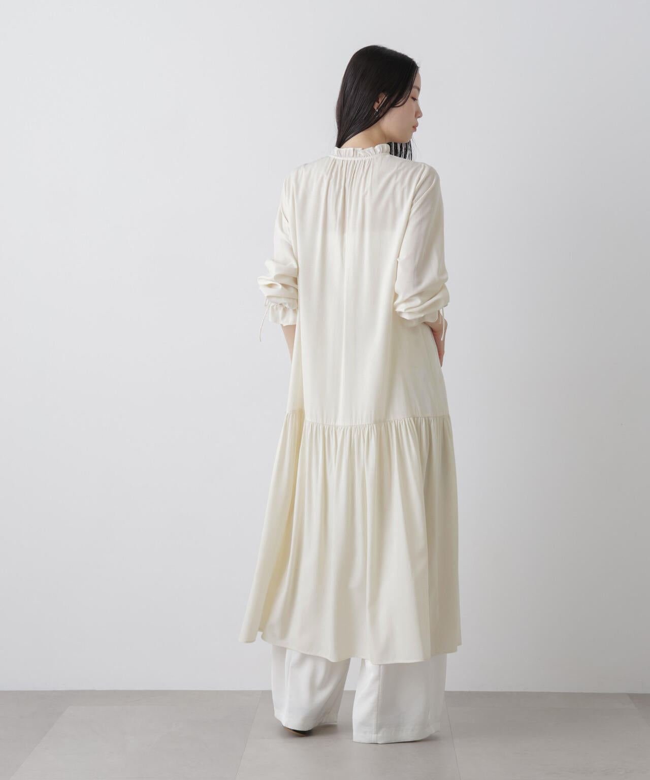 切り替えギャザーワンピース 6736119311