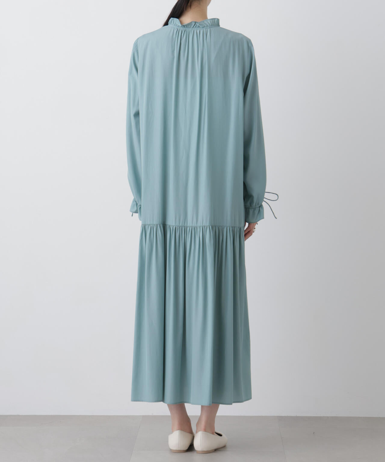 切り替えギャザーワンピース 6736119311