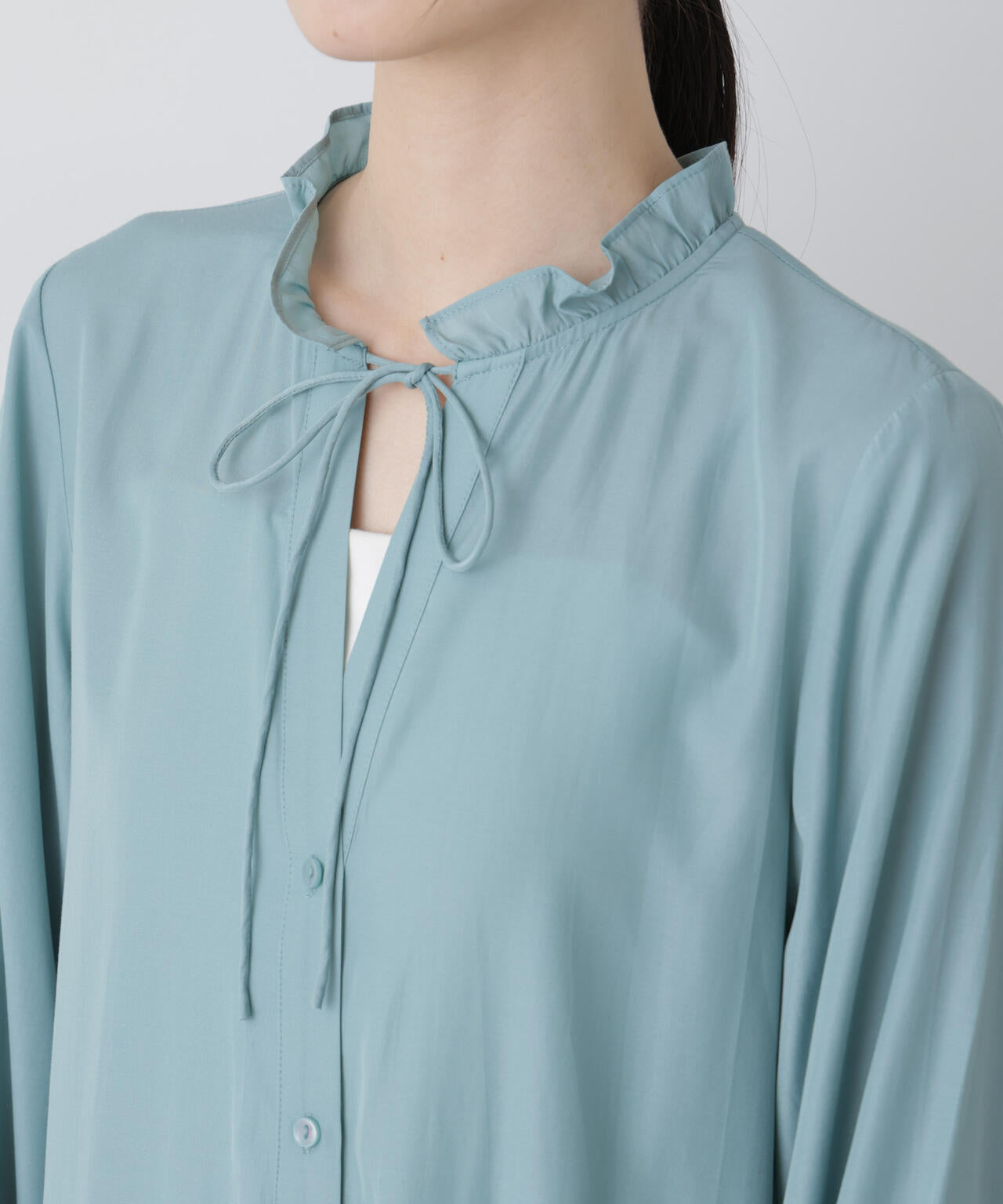 切り替えギャザーワンピース 6736119311