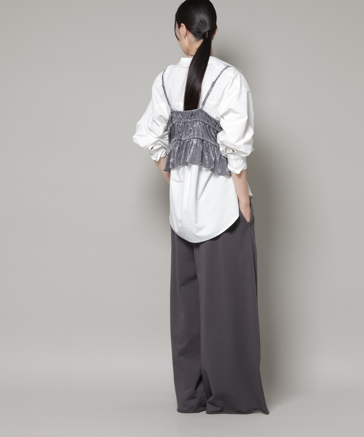 コットンライクタイプライターベーシックシャツ 6736120300