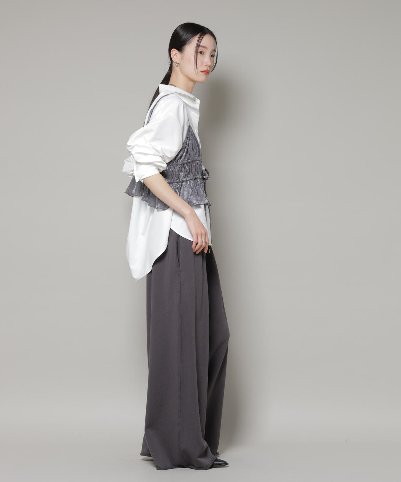 コットンライクタイプライターベーシックシャツ 6736120300