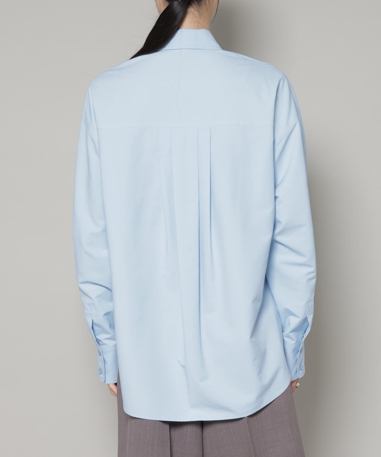 コットンライクタイプライターベーシックシャツ 6736120300