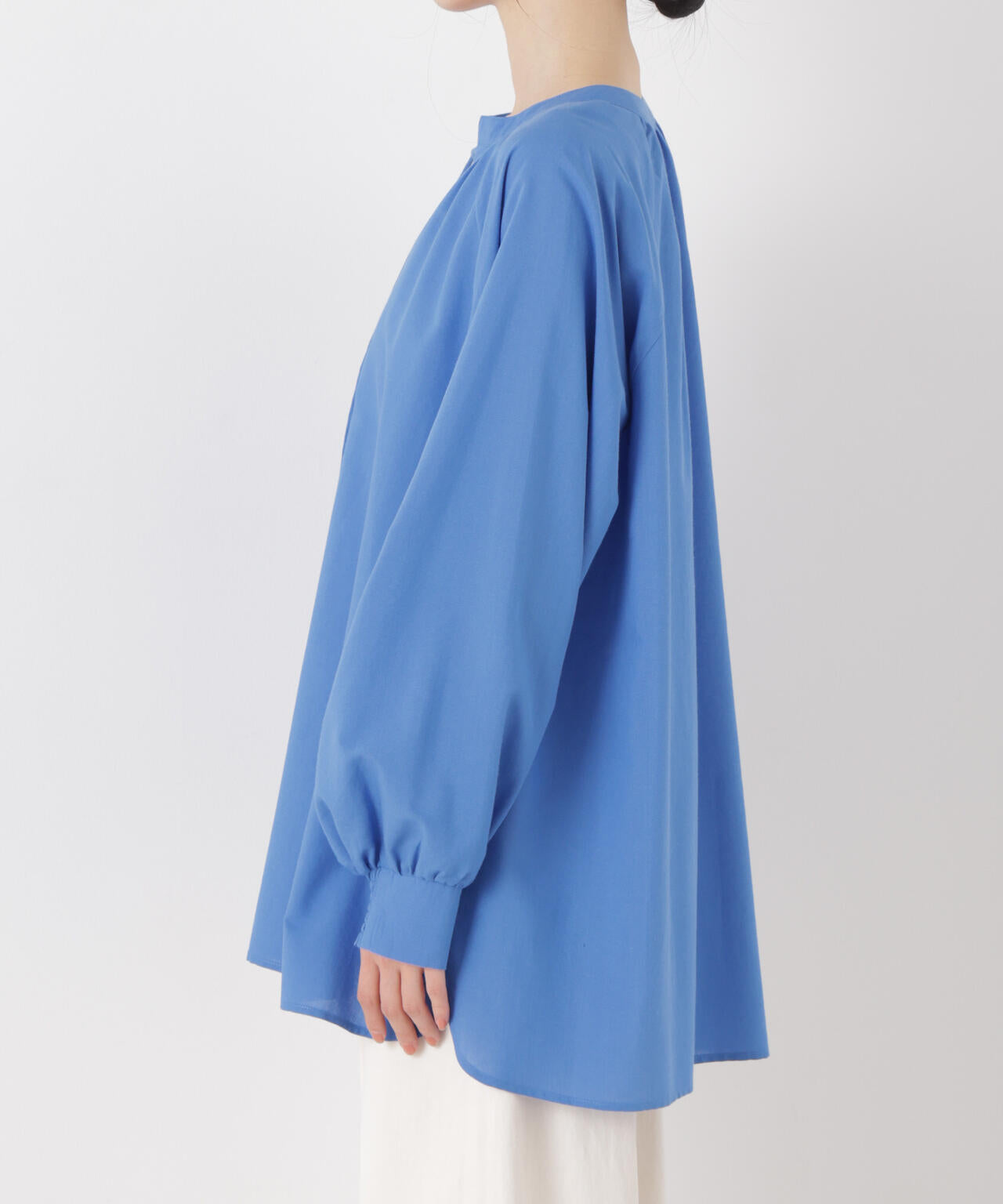 マシンウォッシャブルリネン混 ドルマンプルオーバーブラウス 6736120316