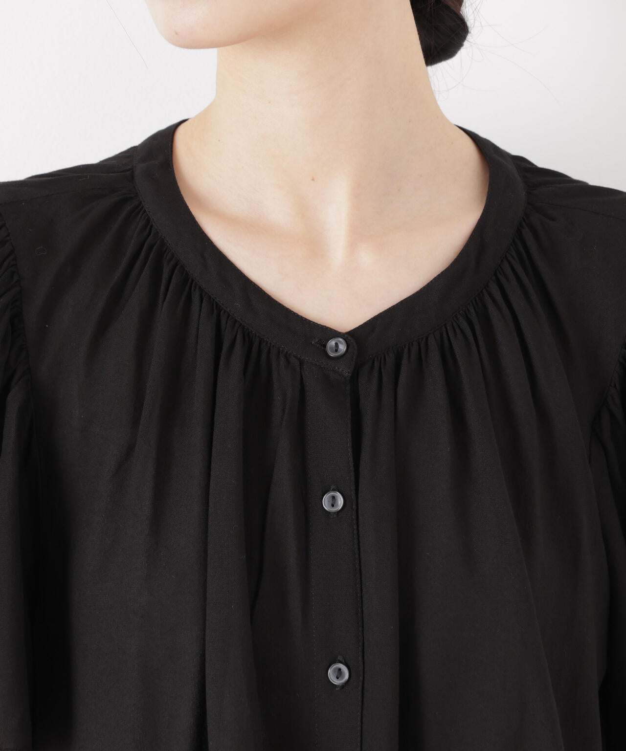 made in INDIA 前後2wayフレンチブラウス(セットアップ可) 6736121300